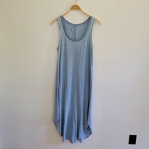 Z Supply Reverie Sleeveless Scoop Neck Midi Dress Beachy Casual Comfy Lounge